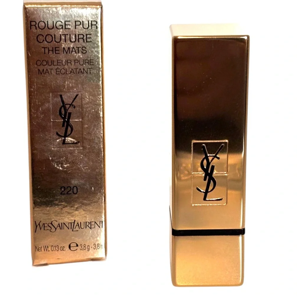 YSL‎ Rouge Pur Couture The Mats Lipstick 220 Crazy Tangerine Matte Orange New